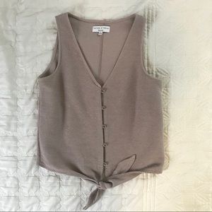 Madewell front-tie tank